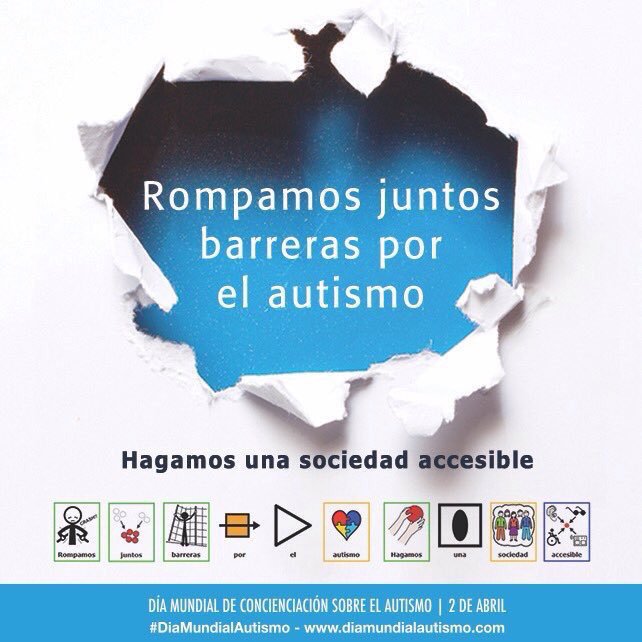 cartel autismo